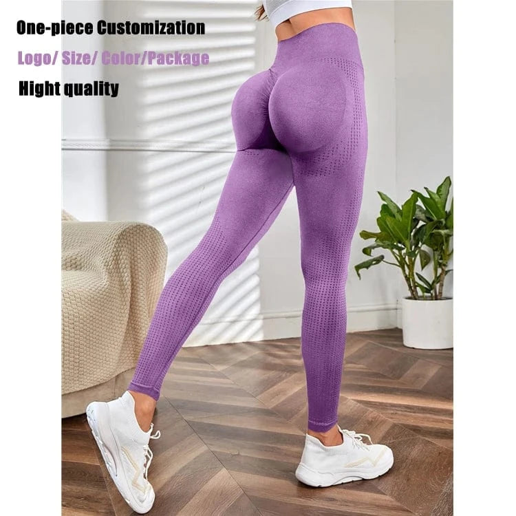 tuta donna sport Wholesale Seamless Women's Yoga Set Fitness Long Sleeve Crop Top High Waist Leggings Tracksuit Workout Activewear Workout Wear