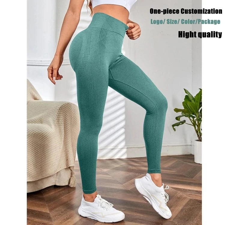 tuta donna sport Wholesale Seamless Women's Yoga Set Fitness Long Sleeve Crop Top High Waist Leggings Tracksuit Workout Activewear Workout Wear