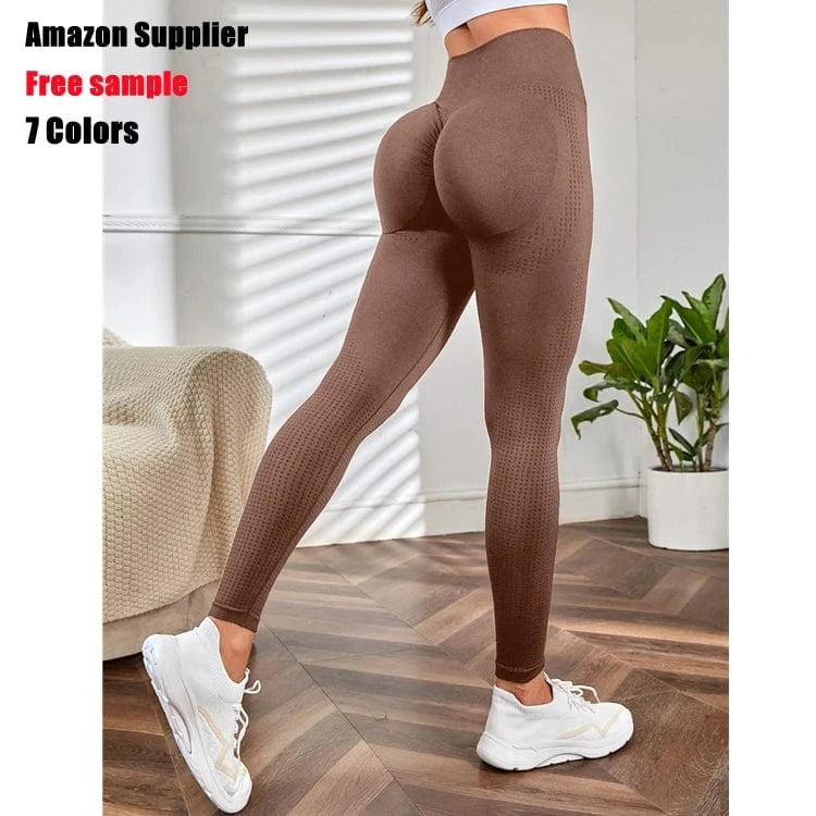 tuta donna sport Wholesale Seamless Women's Yoga Set Fitness Long Sleeve Crop Top High Waist Leggings Tracksuit Workout Activewear Workout Wear