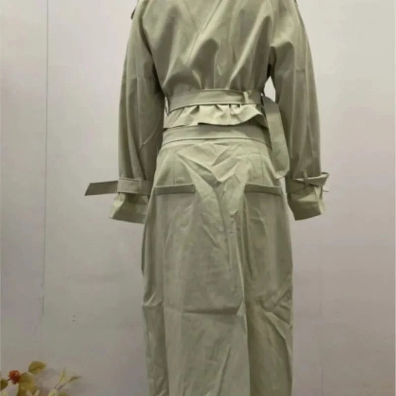 Two Piece Set Women Dress Sets Belt Midi Skirts Cardigan Coats Suits A Line Loose Fit Casual Frock Skirt Office Lady Spring
