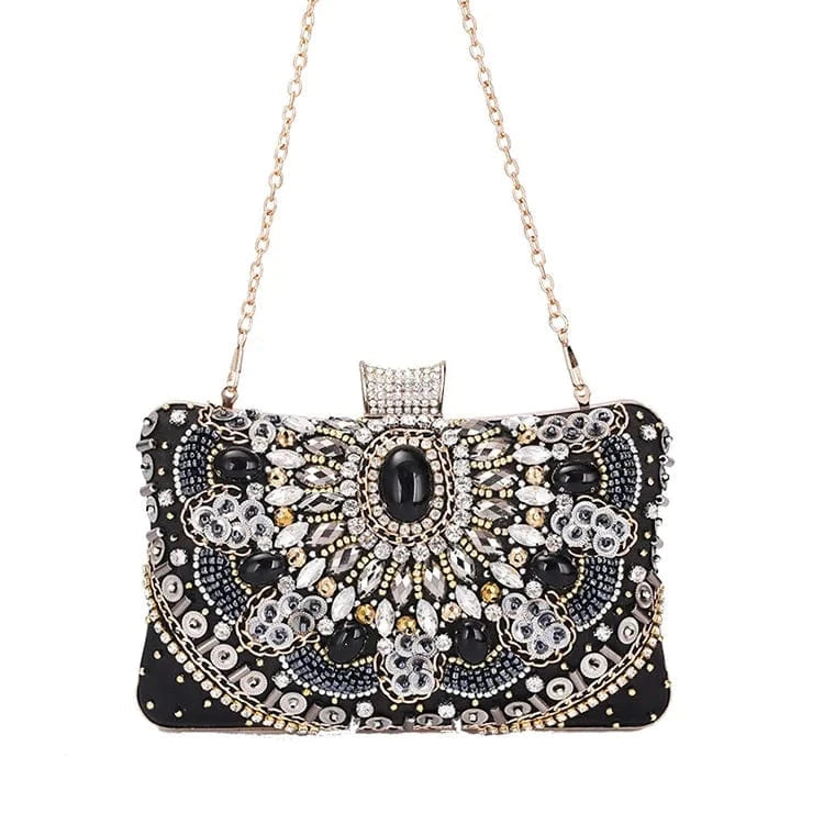 unique sequin diamond crystal clutch bag luxury wedding party rhinestone clutch evening purse