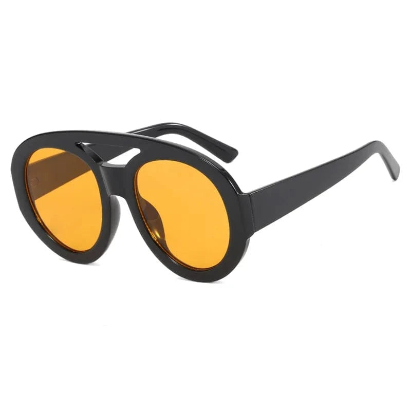 UNOC 2024 Fashion Retro Sunglasses Classic Double Top Frog Unisex Big Frame Sunglasses
