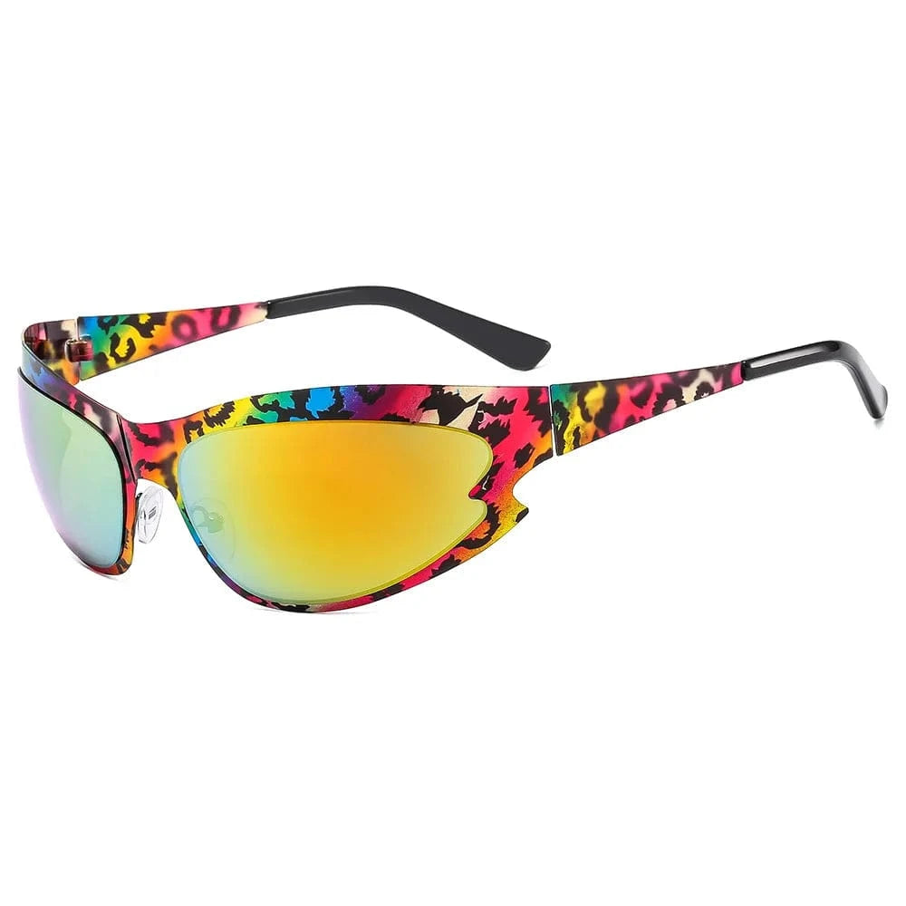 UNOC Newest Custom Shades Sunglasses Uv400 Gafas De Sol Outdoor Windproof Classic Thick Frame Square Y2k Sunglasses 2024