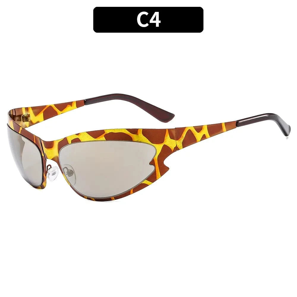 UNOC Newest Custom Shades Sunglasses Uv400 Gafas De Sol Outdoor Windproof Classic Thick Frame Square Y2k Sunglasses 2024