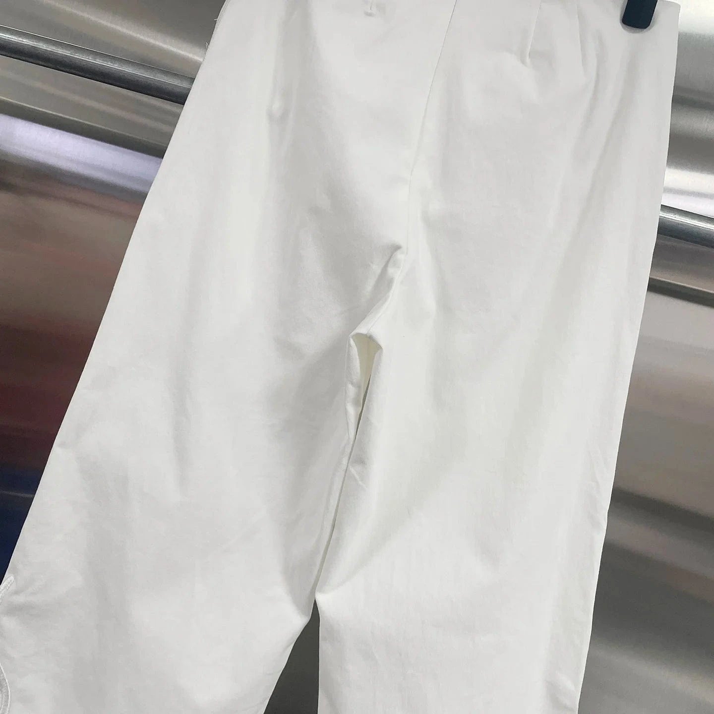 VGH Casual Two Piece Sets for Women O Neck Sleeveless Vest Hollow Out High Wasit Holiday Style Wide Leg Trousers Suit Female New