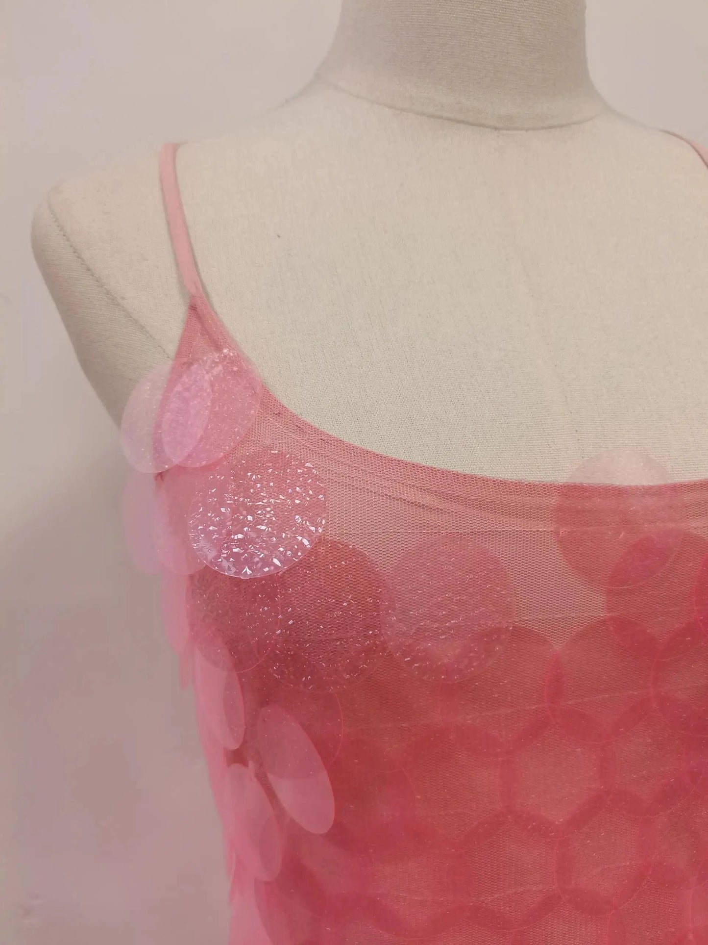 VGH Sexy Patchwork Sequined Camisole Dress for Women O Neck Sleeveless Spliced Crisscross Bandage Backless Mini Dresses Female