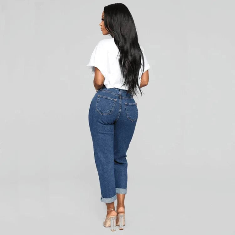 Vintage Blue Straight Cut Jeans