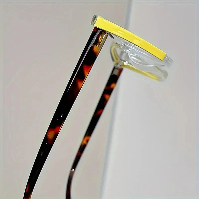 Vintage Cat-Eye Full Rim Reading Glasses Non-Prescription, PC Frame & Lens, Elegant Design, Range  1.0 to  4.0