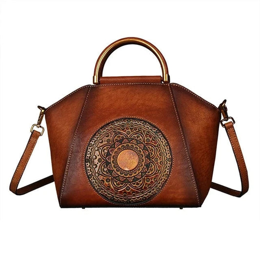 Vintage Genuine Leather Women handbags Shoulder Bag Imperial Gorgeous Brand Luxury Shoulder Bags