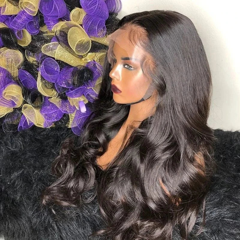 Virgin Cuticle Aligned Hair Human Hair Wigs Frontal Wigs for Black Cheap Pre-plucked Brazilian 13x6 HD Lace Women 1 Piece Long