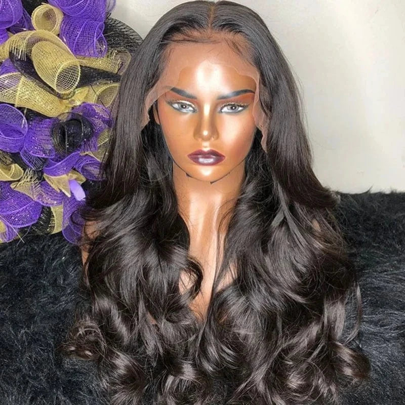 Virgin Cuticle Aligned Hair Human Hair Wigs Frontal Wigs for Black Cheap Pre-plucked Brazilian 13x6 HD Lace Women 1 Piece Long