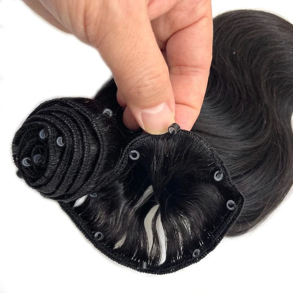 VMAE 100g Natural Color Body Deep Water Loose Wave Kinky Straight Human Hair Extension with Micro Beads Soft Remy Hair Grade