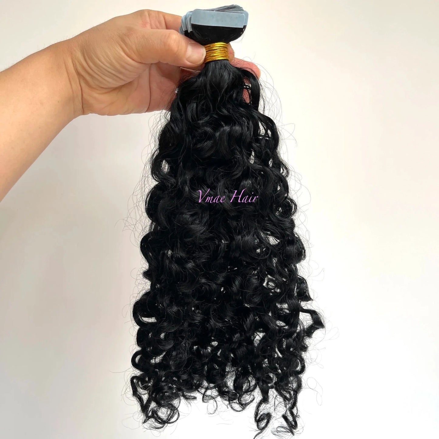 Vmae 100g Remy Raw 3A 4A 4B 4C Cambodian Deep Afro Kinky Curly Tape In Hair Extensions Human Hair