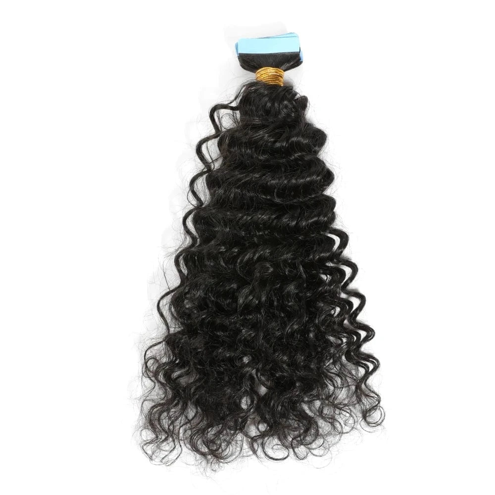 Vmae 100g Remy Raw 3A 4A 4B 4C Cambodian Deep Afro Kinky Curly Tape In Hair Extensions Human Hair