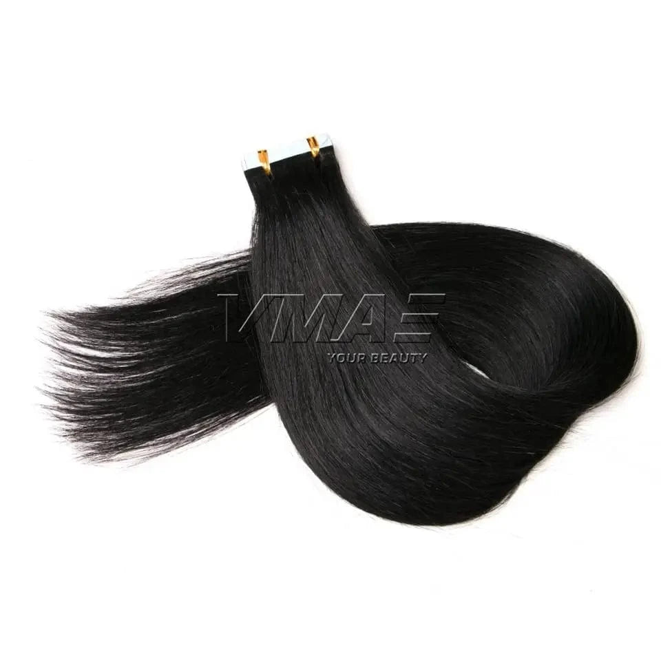 Vmae 100g Remy Raw 3A 4A 4B 4C Cambodian Deep Afro Kinky Curly Tape In Hair Extensions Human Hair