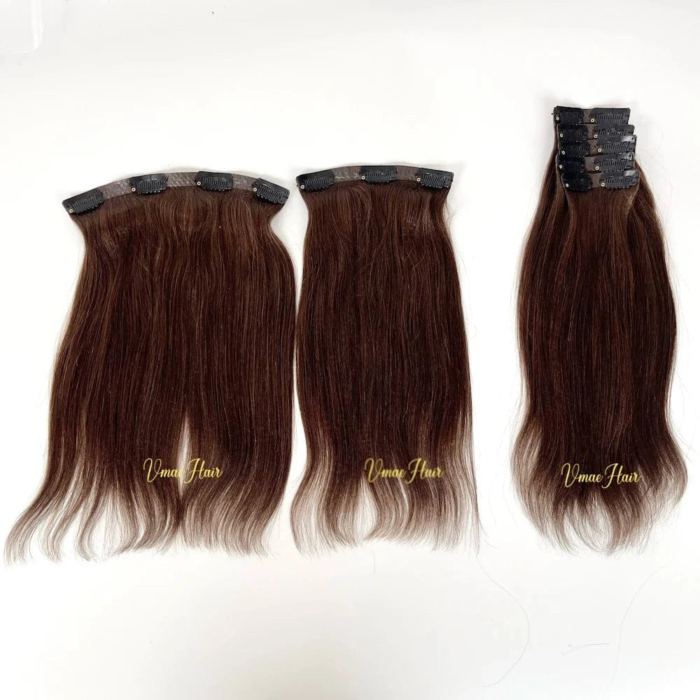 VMAE 100g Yaki Straight Wholesale Remy Hair Extension Indian Raw Cuticle Aligned Seamless PU Invisible Clip Ins Afro Kinky Curly