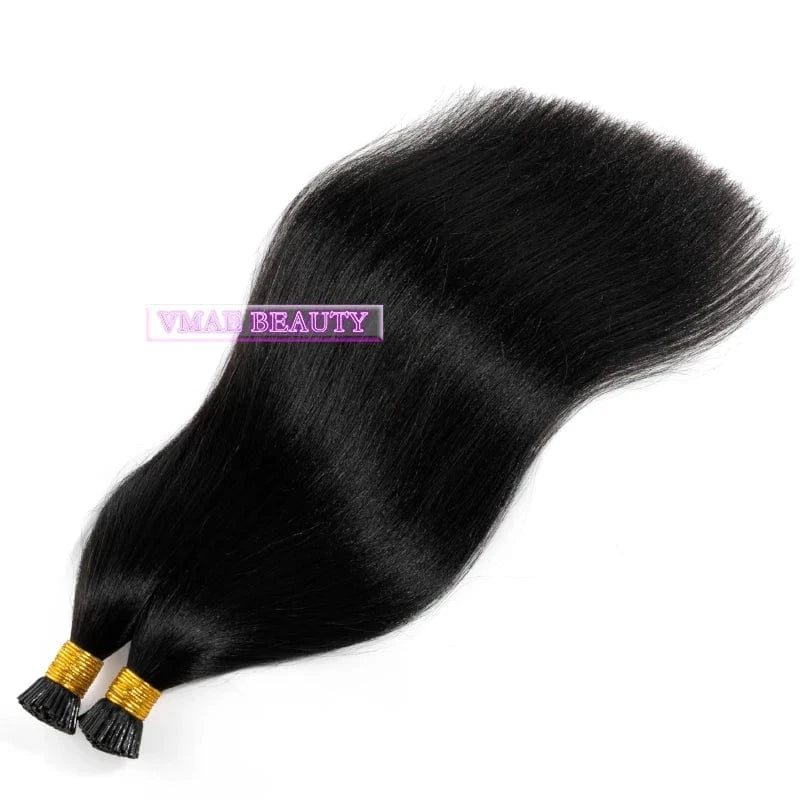 VMAE Burmese Unprocessed Virgin Hair 100g I Tips Body Deep Water Afro Kinky Curly I Tip Human Hair Extension