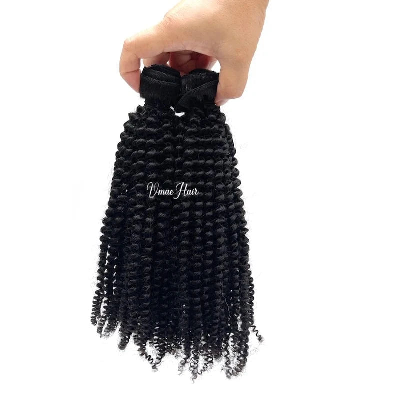 VMAE Cambodian Raw Cuticle Aligned Human Hair Weaves Bundles Afro Kinky Curly 3A 3B 3C 4A 4B 4C Human Hair Extension