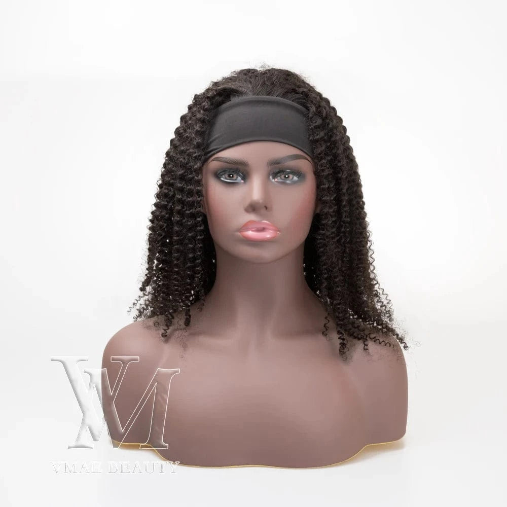 VMAE Cuticle Aligned Wig Vendors Vietnamese Raw Human Hair Afro Kinky Curly Headband Wigs Human Hair for Black Women