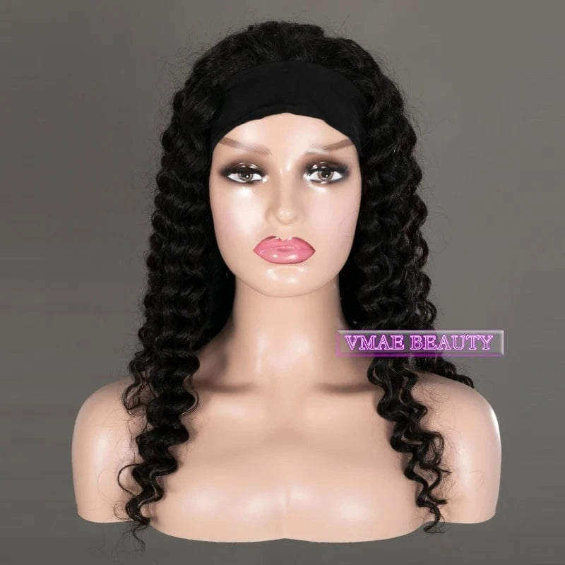 VMAE Cuticle Aligned Wig Vendors Vietnamese Raw Human Hair Afro Kinky Curly Headband Wigs Human Hair for Black Women
