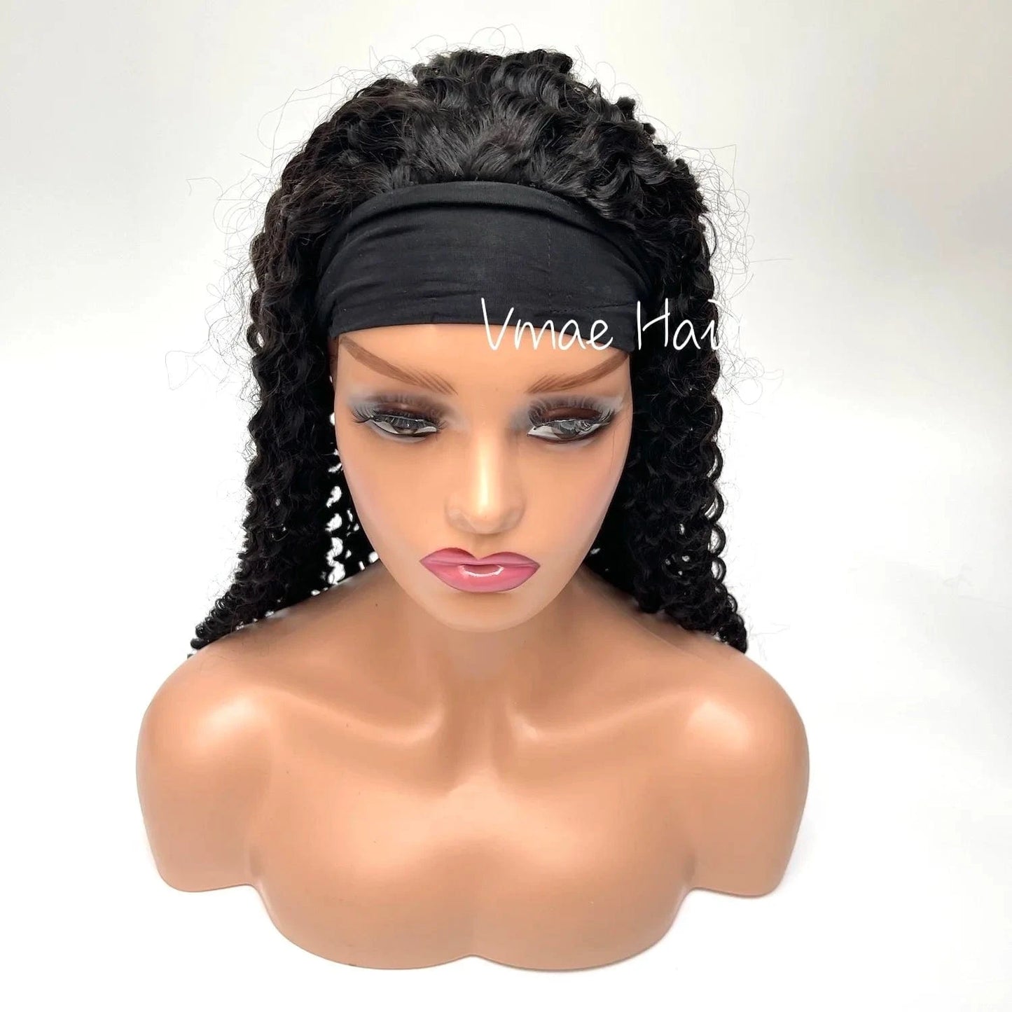 VMAE Cuticle Aligned Wig Vendors Vietnamese Raw Human Hair Afro Kinky Curly Headband Wigs Human Hair for Black Women