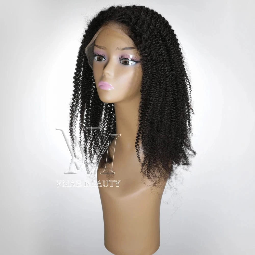 VMAE INDIAN Unprocessed Virgin Raw Coarse Kinky Straight Curly 5*5 HD Lace Frontal Human Hair Wig Lace Front Wigs for Black Wome