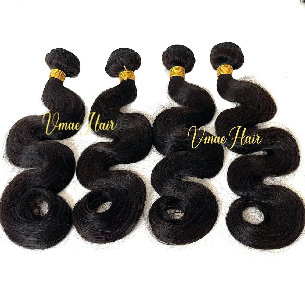 VMAE Raw Cuticle Aligned Afro Kinky Curly Wavy Body Wave Closure and Frontals bundles Human Hair with Frontal and Closure