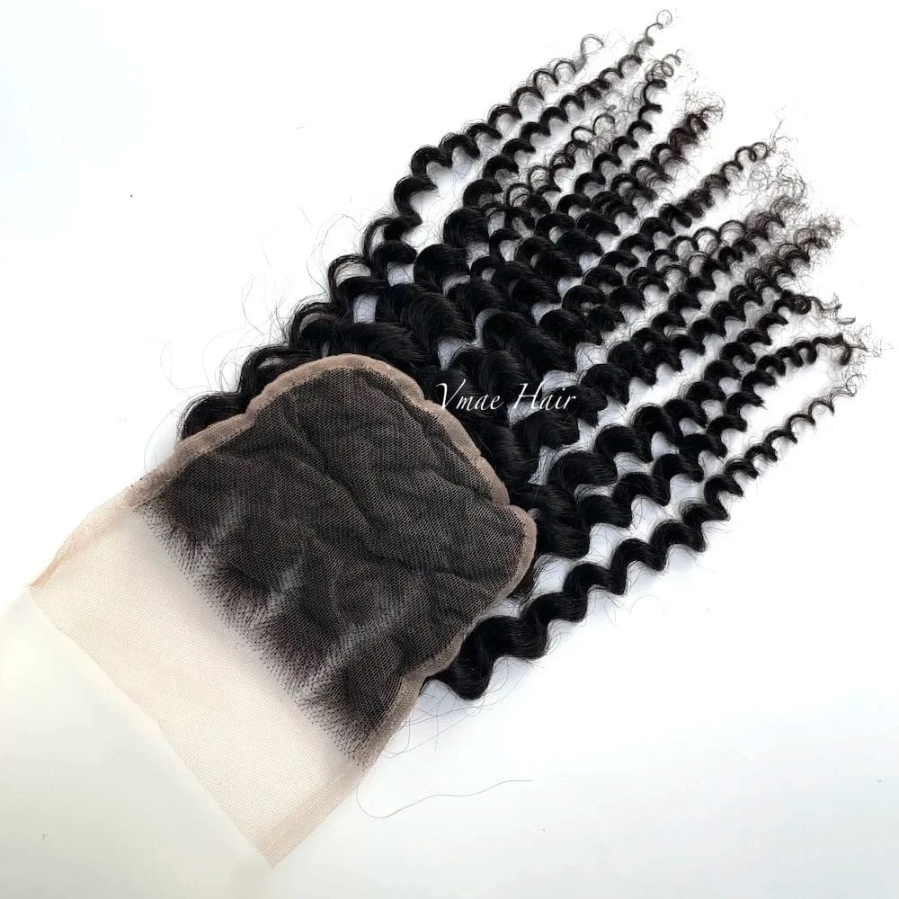 VMAE Raw Cuticle Aligned Afro Kinky Curly Wavy Body Wave Closure and Frontals bundles Human Hair with Frontal and Closure
