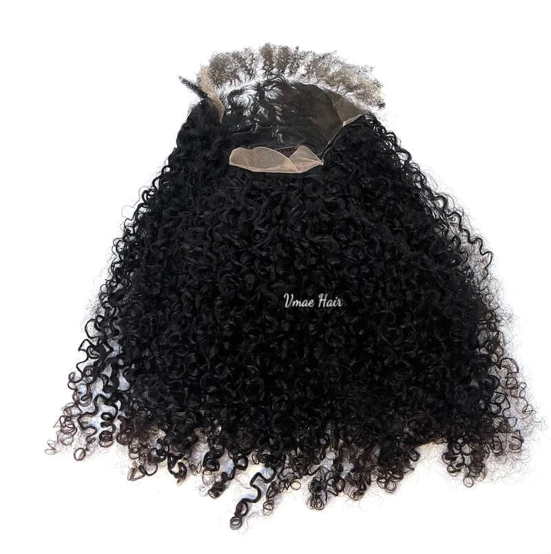 VMAE Remy INDIAN Raw Wig Vendors Wholesale Afro Kinky Curly 13*6 HD Human Hair Lace Front Wig Lace Front Wigs for Black Women