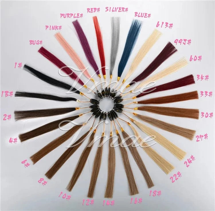 Vmae Remy Raw Russian 100g Straight Piano Highlight Color Blonde Virgin Wavy Hair Extensions Wefted Micro Loop Ring for Human