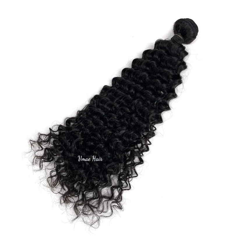 VMAE Remy Wholesale Unprocessed Deep Water Wave Mink Raw Brazilian Hair Weft Bundles Human Hair Extensions