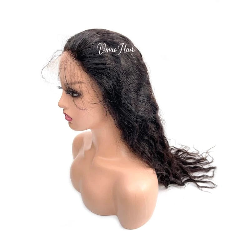 VMAE Unprocessed Virgin Vietnamese Raw Hair Wavy Curly Human Hair Wig Wholesale HD Full Lace Wigs for Black Women