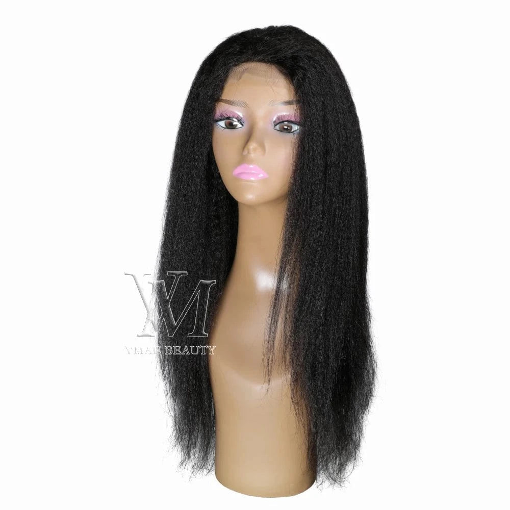 VMAE Vietnamese Wholesale Afro Kinky Curly Lace Frontal Cuticle Aligned Raw Human Hair Wigs Lace Front Wigs for Black Women