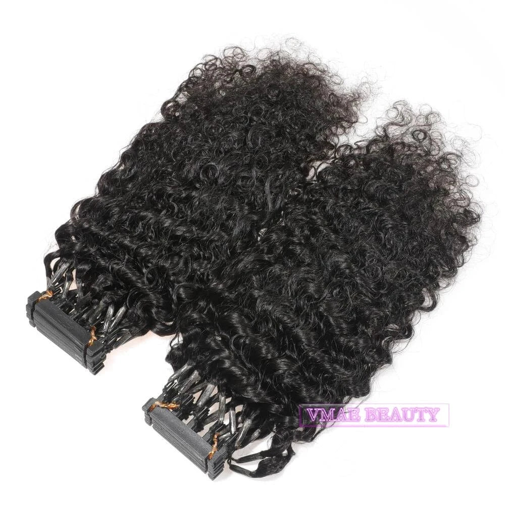 VMAE Virgin Cambodian Cuticle Aligned 6D-3 Hair Extension Afro Kinky Curly 4A 4B 4C 3A 3B 3C 6D Human Hair Extensions Kit