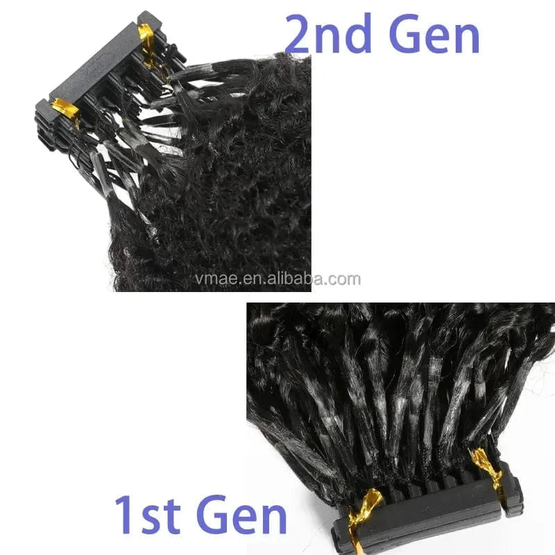 VMAE Virgin Cambodian Cuticle Aligned 6D-3 Hair Extension Afro Kinky Curly 4A 4B 4C 3A 3B 3C 6D Human Hair Extensions Kit