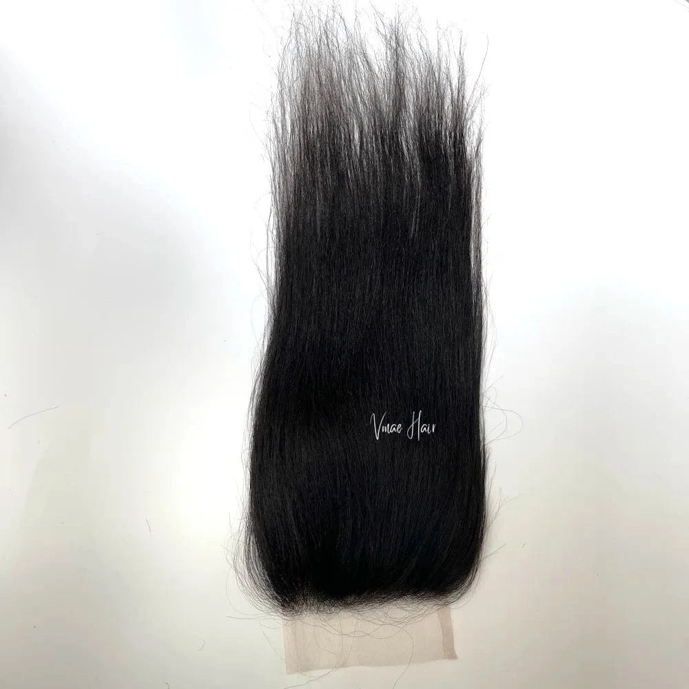 VMAE Wholesale Cuticle Aligned Body Natural Wave Remy Raw Brazilian Yaki Bone Straight Human Hair Bundles with Closure