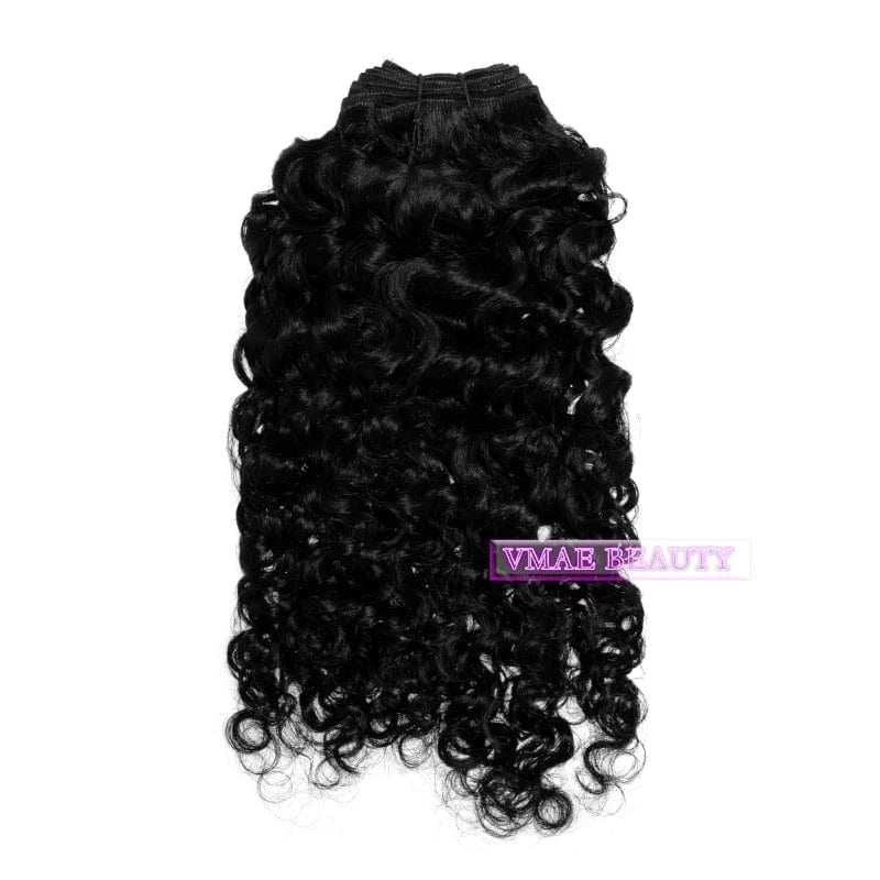 VMAE Wholesale Cuticle Aligned Body Natural Wave Remy Raw Brazilian Yaki Bone Straight Human Hair Bundles with Closure