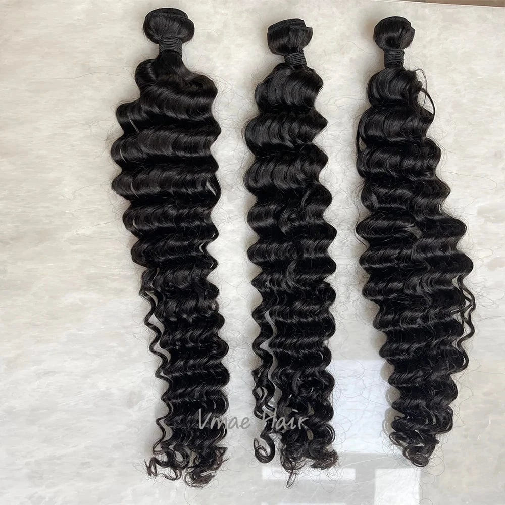 VMAE Wholesale Mongolian Unprocessed Raw Weft Bundles Human Hair Afro Kinky Curly 3A 3B 3C 4A 4B 4C Human Hair Extensions