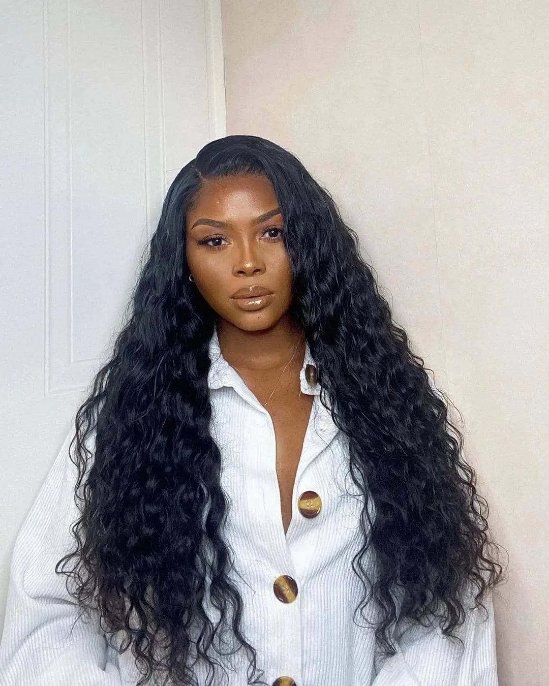 water / 18 Inches 13x6 Hd Transparent medium brown Swisss Lace Frontal 100% raw virgin remy Human Wig for Black with Baby hair vendor