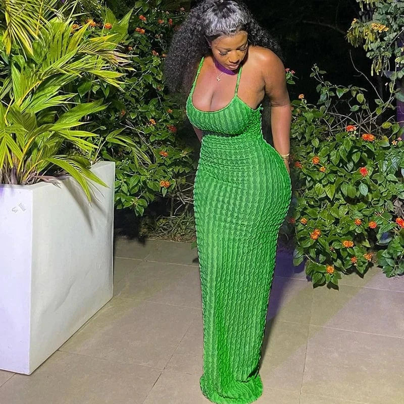 Weird Puss Cross Bandage Women Maxi Dress Vestidos Backless Sleeveless Summer Sexy Elegant Party Bodycon Beach Night Club Dress