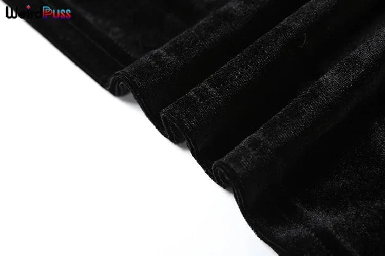 Weird Puss Diagonal Collar Sexy Dress Women Y2K Summer Trend Hollow Mesh Patchwork Midnight Birthday Party Clubwear Maxi Bodycon