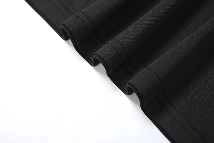 Weird Puss Metal Rings Patchwork Dress women Halter Low-Neck Bandage Backless Sexy Robe Vacation Midnight Club Party Outfits