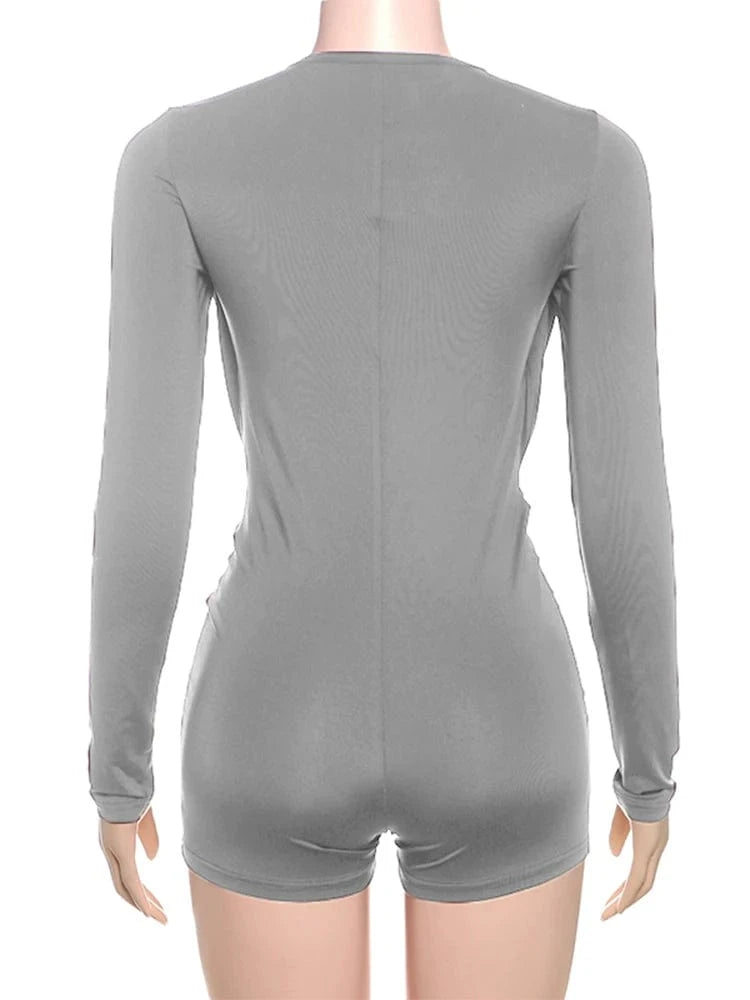 Weird Puss Sexy Women Swing Collar Romper+Metal buckle Bra Hipster Midnight Party Coquette New Spring Trend Workout Playsuits