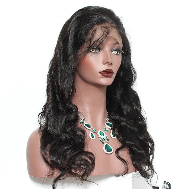 Wholesale 130% Density Body Wave Glueless Swiss HD Lace Hair Wigs 13x6 hd 100% virgin remy human hair lace front wig