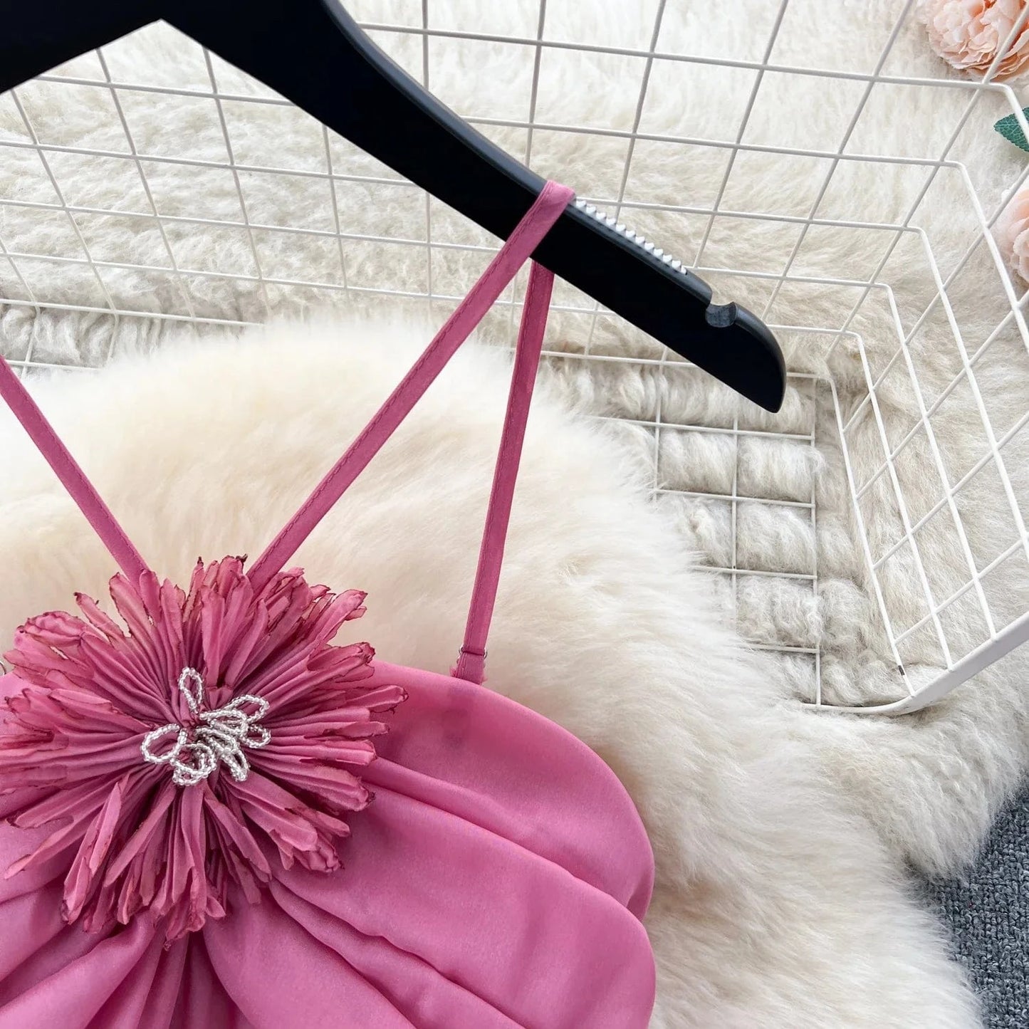 Wholesale 2024 Summer European And American Style Dress V-neck Waist Waist Slim Print A-line Large Swing Women's Dress