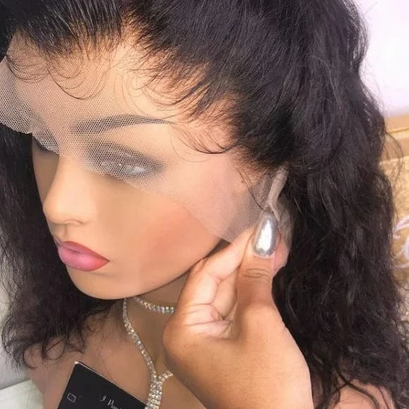 Wholesale Cuticle Aligned Virgin Hair Lace Frontal Wig Kinky Curly Human Hair Lace Front Wigs For Women