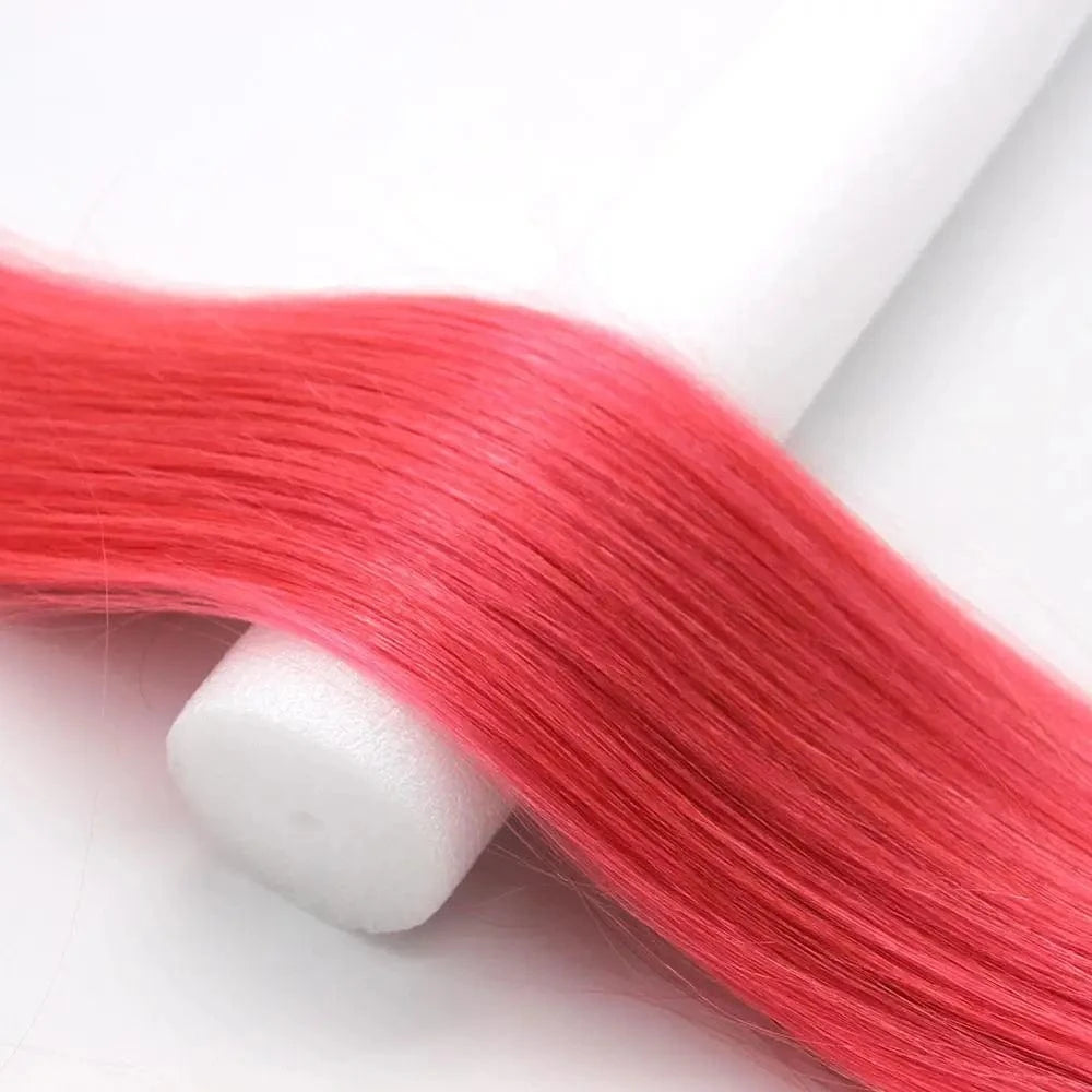wholesale Factory 14-26inch 100s Micro Link Easy Loop Natural Human Hair Extensions Silk Straight micro ring ombre hair