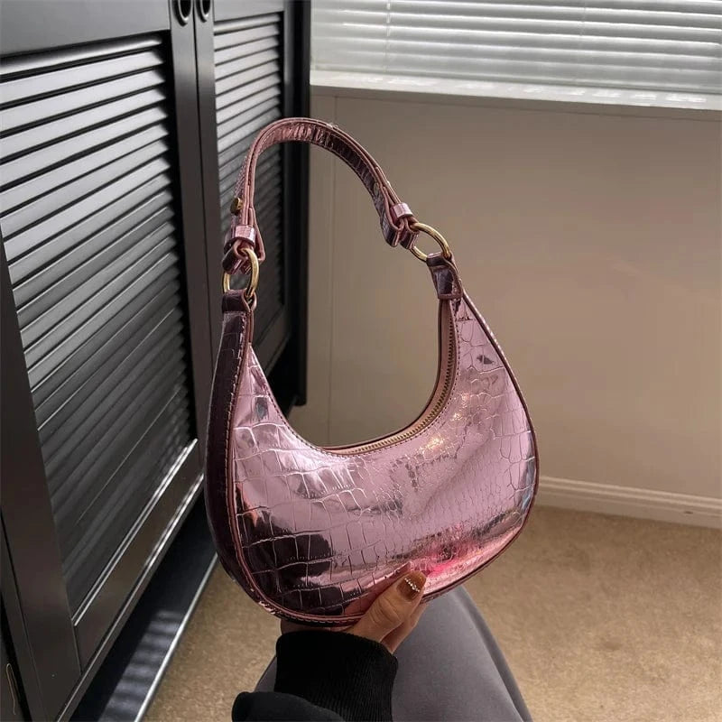 Wholesale Fashion PU Leather Women Chains Handbag Golden Color Chain Shoulder Bag Lady Purse Crossbody Messenger Bag