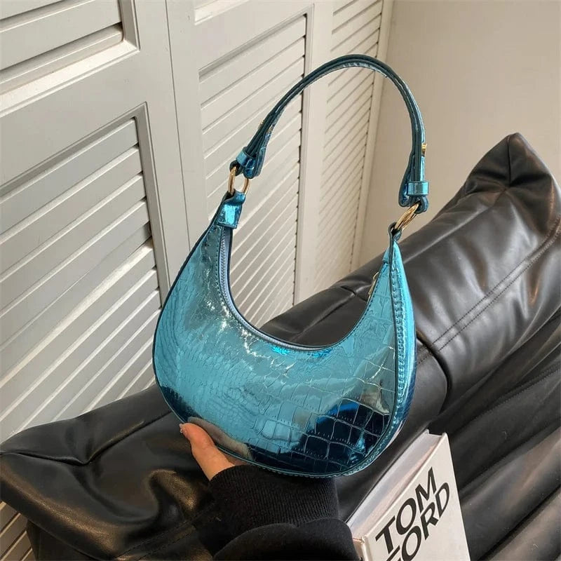Wholesale Fashion PU Leather Women Chains Handbag Golden Color Chain Shoulder Bag Lady Purse Crossbody Messenger Bag