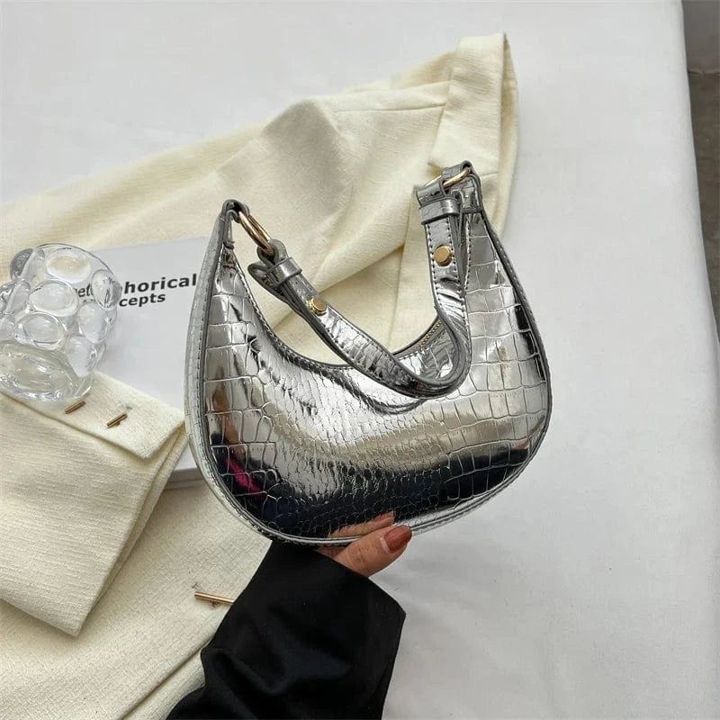 Wholesale Fashion PU Leather Women Chains Handbag Golden Color Chain Shoulder Bag Lady Purse Crossbody Messenger Bag